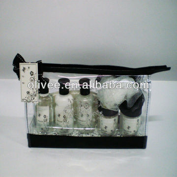 PVC bag bath gift set/water gel/personal care