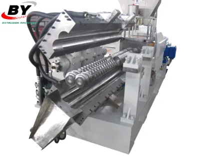 High Quality Clam Shell Barrel Co-Rotating Twin Screw Extruder Machinery
