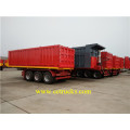 Tippy Semi Trailer motocin tare da Axles 3