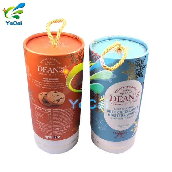 kraft paper round cylinder essential oil packaging boxes wholesale
