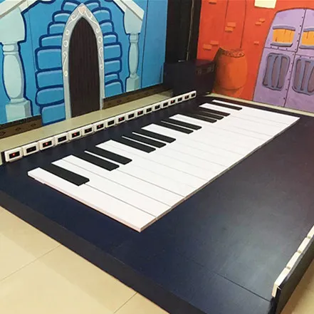 IP65 Indoor Tin Paint Base LED Piano Interactive Dance Floor