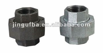 FBA Brand DIN standard Galvanized/Black malleable pipe iron fittings