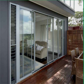Aluminium Lift and Sliding Door White Color