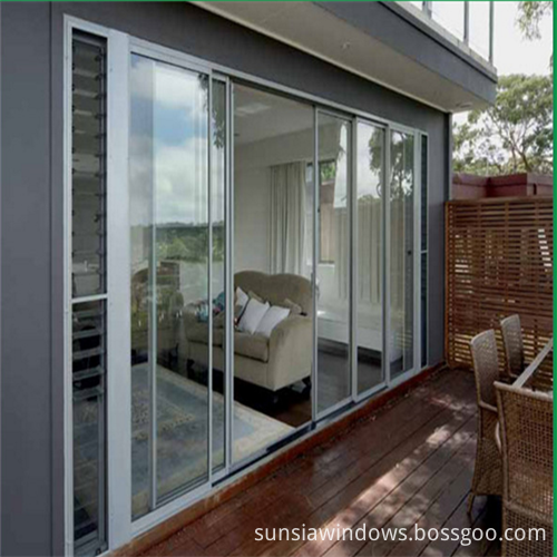 Aluminium lift and sliding door 