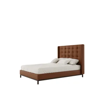 Handmade Vintage Wooden Bed Frame Artisanal Furniture