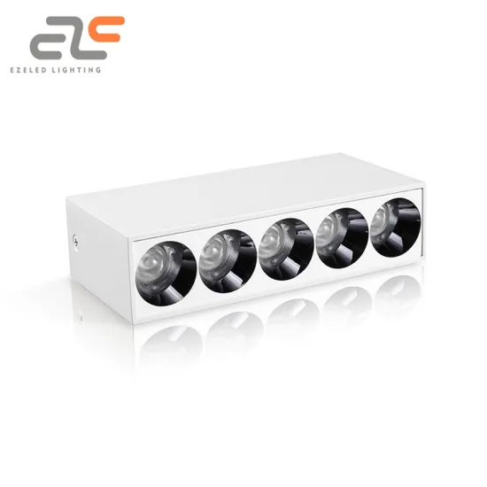 EZELED Best Selling Commercial Recessed Grille Downlight Anti-Glare Aluminum LED