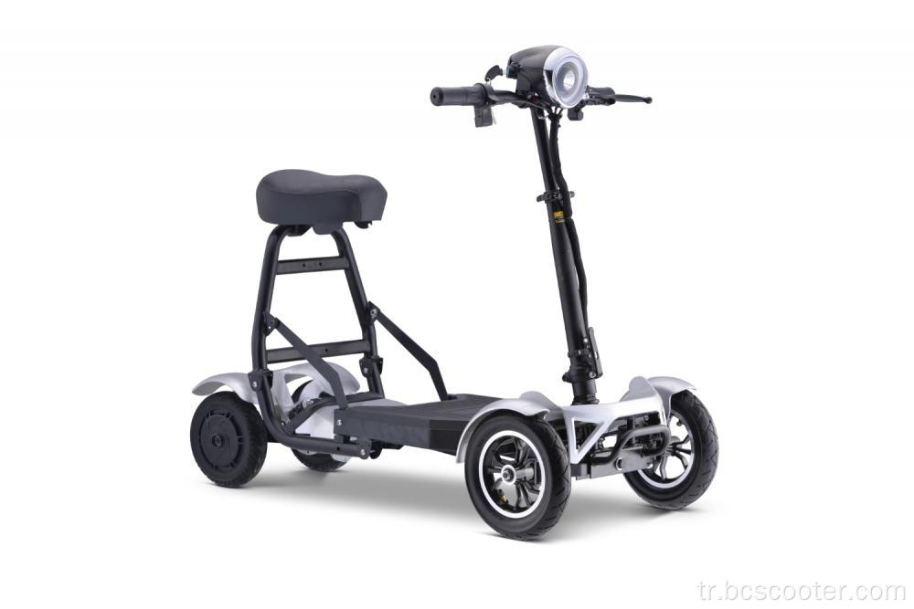 Sıcak satan yetişkin 4 tekerlekli elektrikli scooter hareketliliği