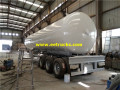 25MT 3 Axle Used Propane Tank Trailers