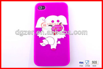 embossed silicone phone case