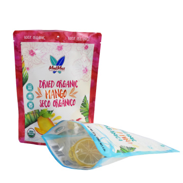Recyclable Custom Printed Dried Fruits Clear Window Doypack