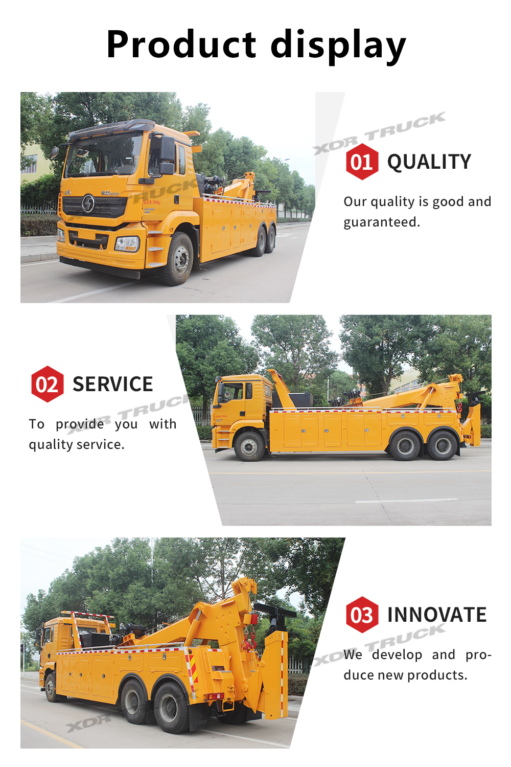 SHACMAN 6X4 tow truck 5
