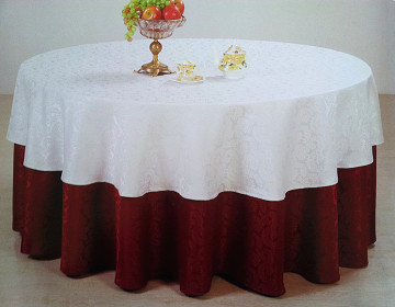 Jacquard Hotel Table Cloth (WLTC034)