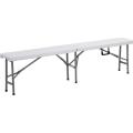 Banc demi-pliant de 6 pieds