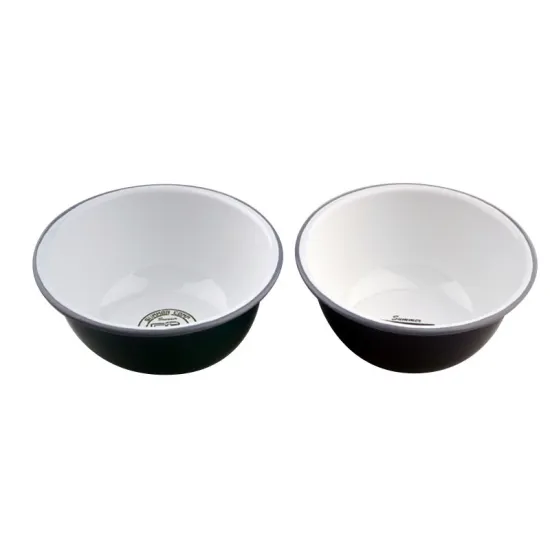 Factory Direct Enamel Storage Bowl Set 3 PCS Enamel Cookware Set Salad Bowl