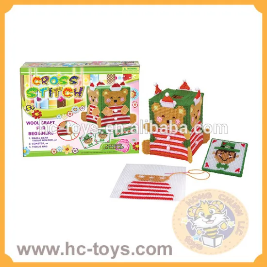 Kid's cross stitch toys,weaving toys,intelligent DIY toy,DIY toy set