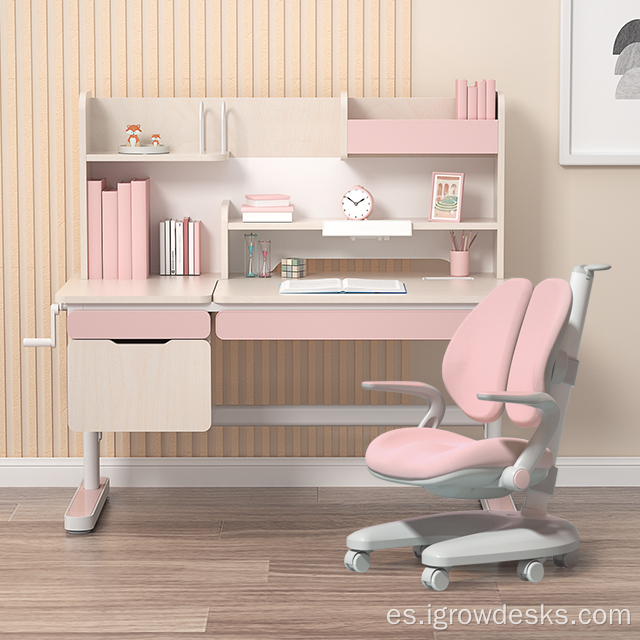 Mesa de estudio y silla para niños