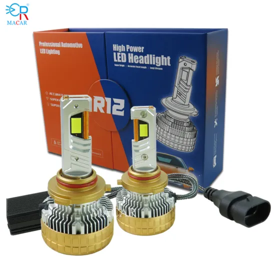 MACAR 300W 50000LM R12 9005 LED Headlight Bulb CANBUS 6000K H7 H4 H11 Car Truck Accessory