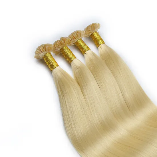U Tip Hair Wholesale Raw Indian Kinky Curly Itip Keratin Bonds Flat U Remy Human Hair Extensions Micro Links Microlink