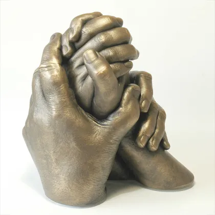 Factory cast metal brass hands