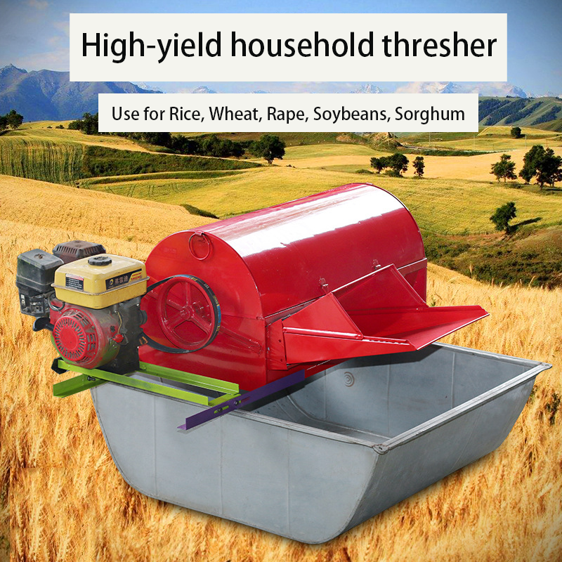 Agricultural machinery equipment multifunction wheat rice threshing machine