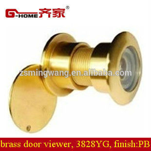 200 degree brass ip camera door viewer 3828YG