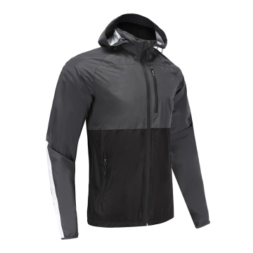 Mens Soccer Wear Zip Up Coat Contract