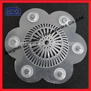 Newest pvc filter/plastic hair filter for bathroom
