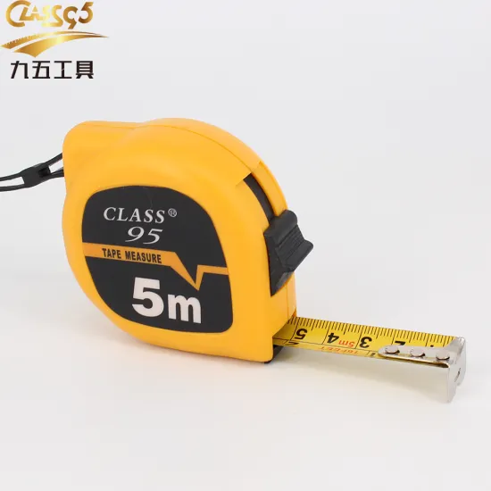 retractable metric and inch blade steel tape measure