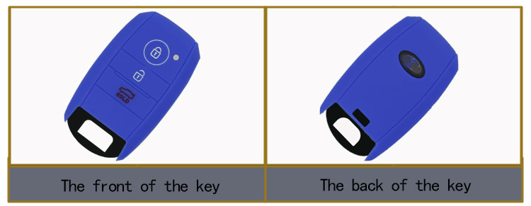 KIA silicone car key case