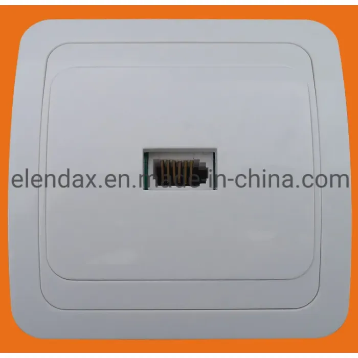 Toma numérica de teléfono empotrada