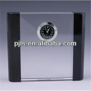 bedside clock for decoration crystal craft clock