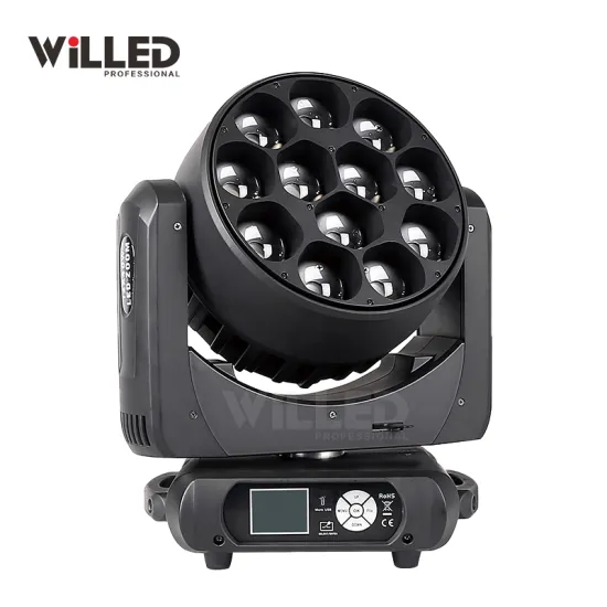 12x40W Super Beam Light 4IN1 RGBW DJ Disco Moving Head