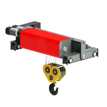 5-ton Double Girder Electric Wire Rope Hoist Crane Manufacturer with Remote Control for Warehouse Roofs