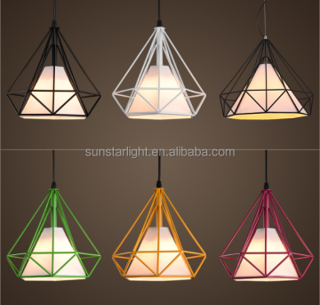 Scandinavian Modern Minimalist Art Pyramid Iron Pendant Light
