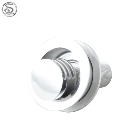 Shenghui 25mm Polished 316 Fuel Tank Drain Accessory for Boats