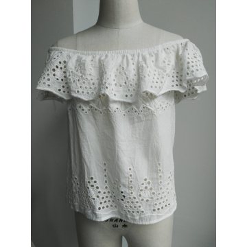 Fashion cotton Voile for Ladies Blouse for women