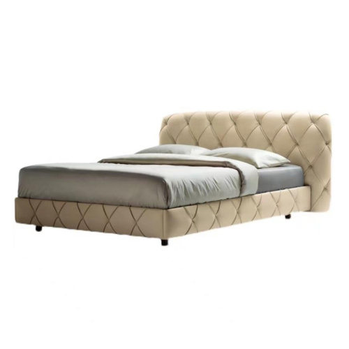 Frame Fabric Soft Bed High Decorative Furniture Bed Manufactory