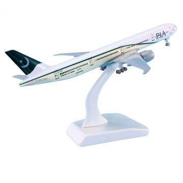 18 ซม. 1: 400 สเกล PIA สายการบินโบอิ้ง 777-300er เครื่องบินพร้อมอุปกรณ์เชื่อมโยงไปถึง: ข้อมูลรายละเอียดและข้อมูลจำเพาะ