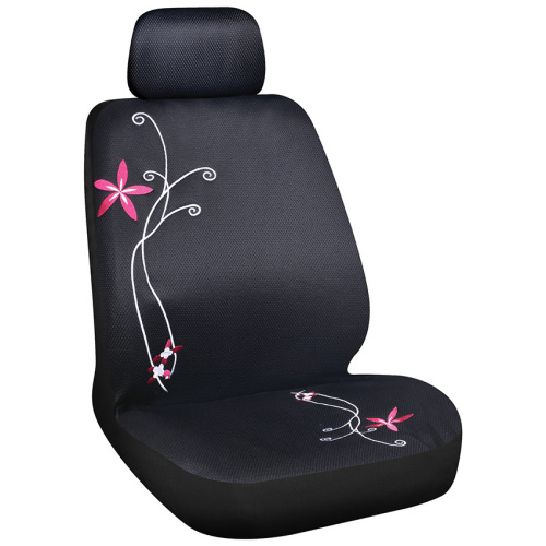Embroidered Wellfit Car Seat Cover Embroidered design single mesh universal car seat cover Supplier