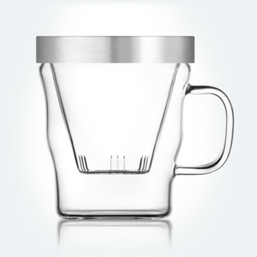 Hot Sale! SAMADOYO Heat-resisting High Borosilicate Drinking Glass Cups with Infuser Factory