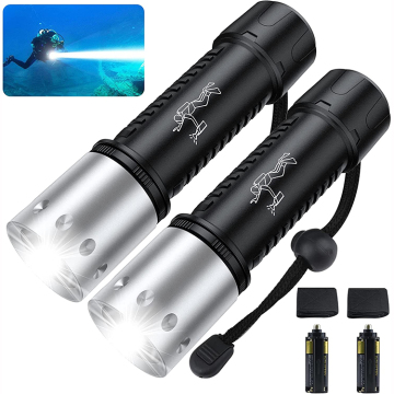 Tauchlampe Tauchtauch: wasserdichtes LED -Licht für Unterwasserexploration