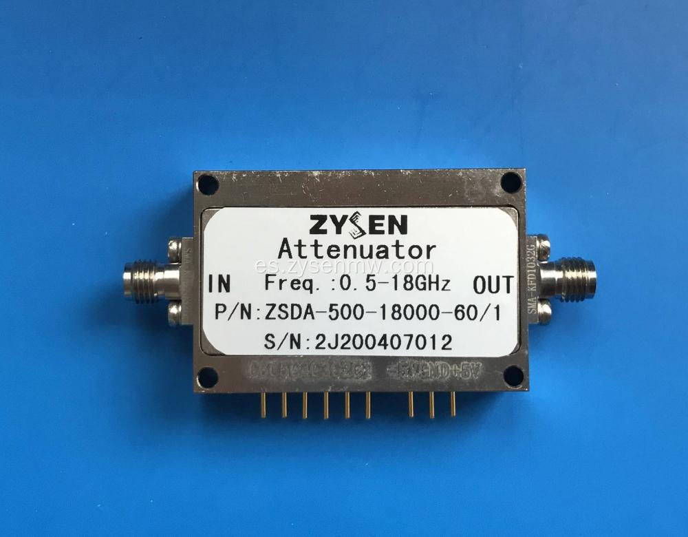 Attenuador digital de 0.5 a 18GHz 60dB