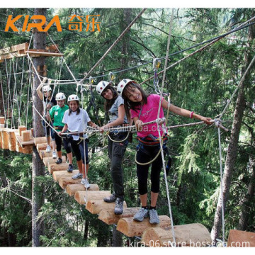 Top Tree Outdoor Adventure: High-Quality Adult and Children Interaction Ropes Course