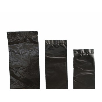 Plastic Black Gusset Polythene Packaging Carrier Polyethylene Films Clear Flat Bags