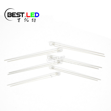 Đèn LED 3 mm LED dài 520nm 525nm Đèn LED màu xanh lá cây