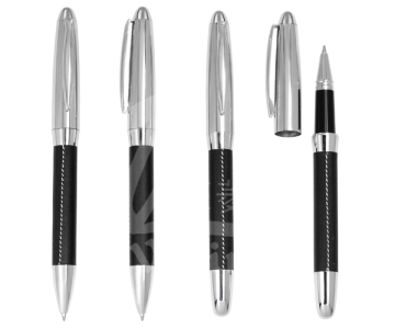 Leather Metal Pen with Custom Company Logo on The Top Quality