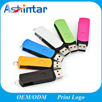 Plastic USB Stick Memory Flash Metal USB Pendrive Swivel USB Flash Drive