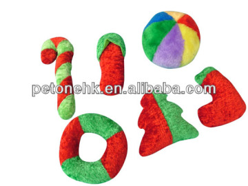 Christmas Holiday plush dog toys wholesale