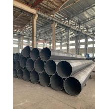 50FT hot dip galvanized transmission steel pole