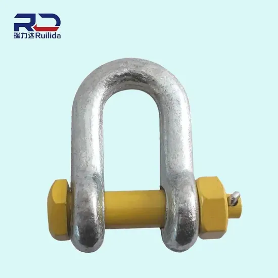 D-Type Shackle with Corrosion Resistance